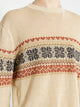 Our Legacy Base Roundneck Snow Fairisle Hemp