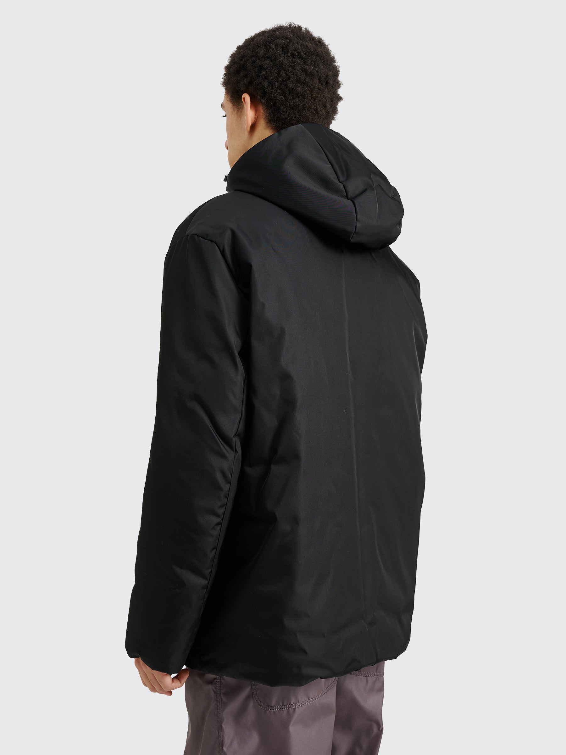 Prada Reversible Hooded Re-Nylon Down Jacket Black