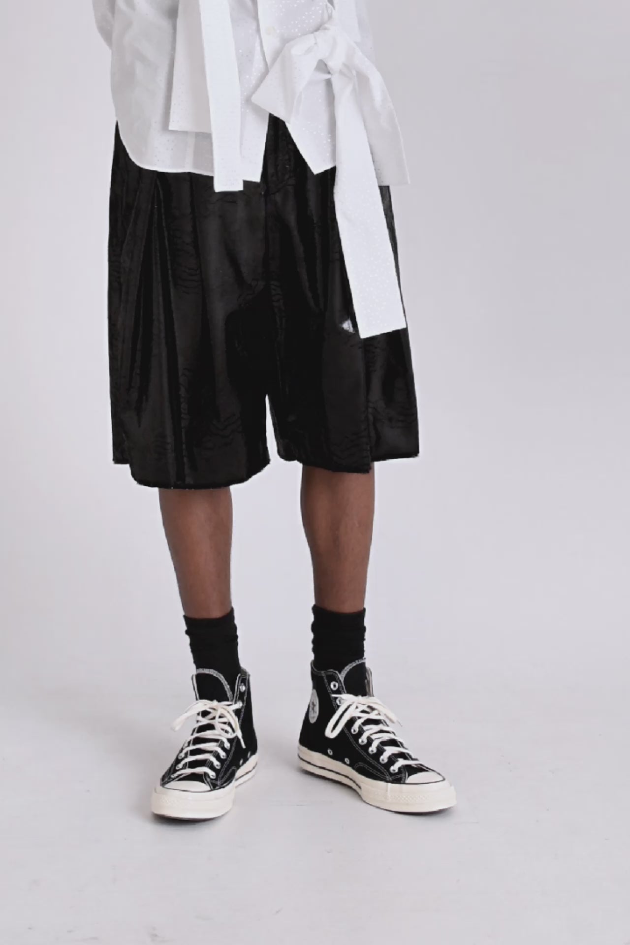 COMME des GARÇONS 黒 Pコート Sサイズ　茎わかめさん着用 DSC_7066_600x.jpg?v=1681015855