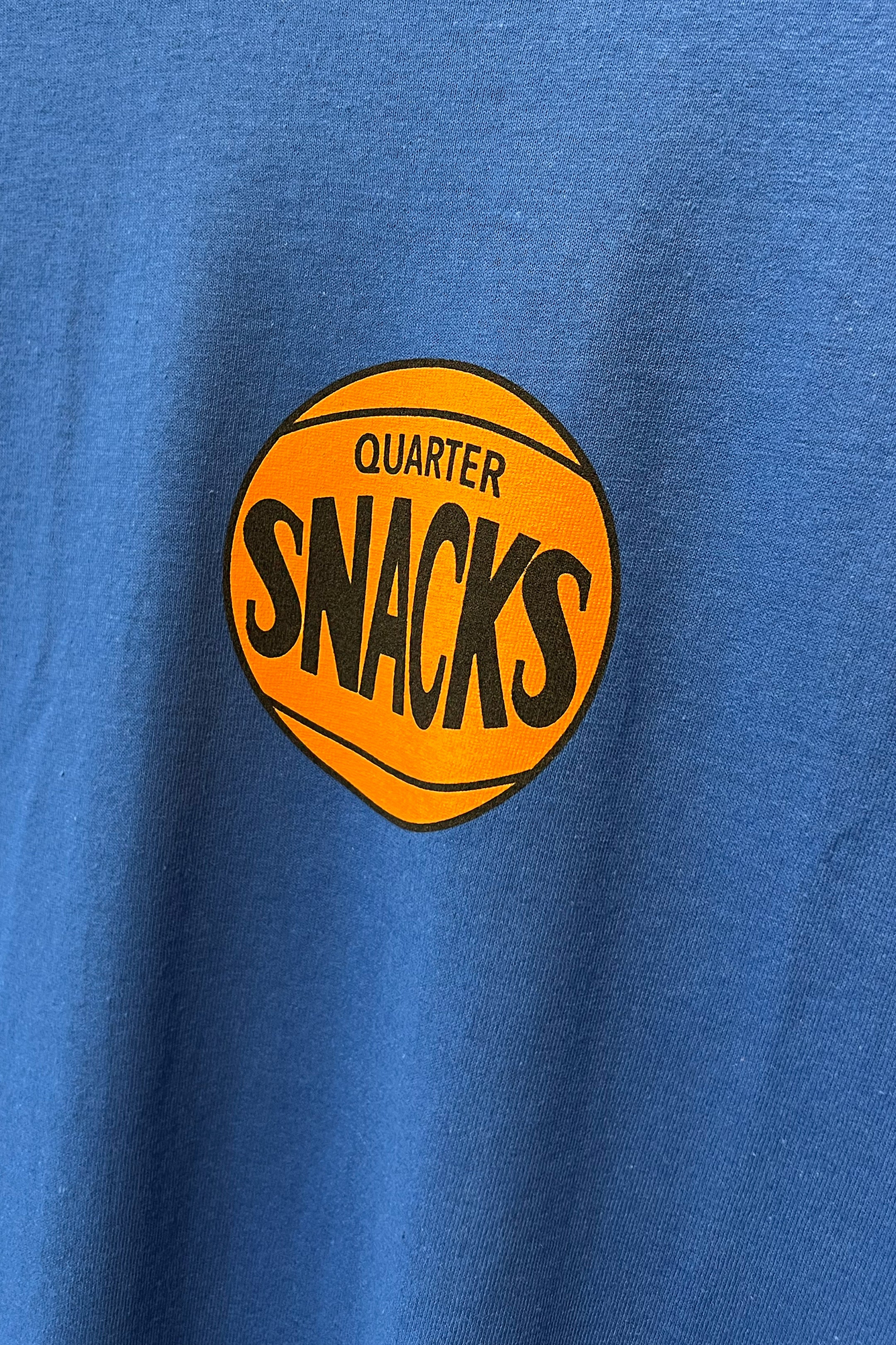 Quartersnacks 70s Logo Tee Royal