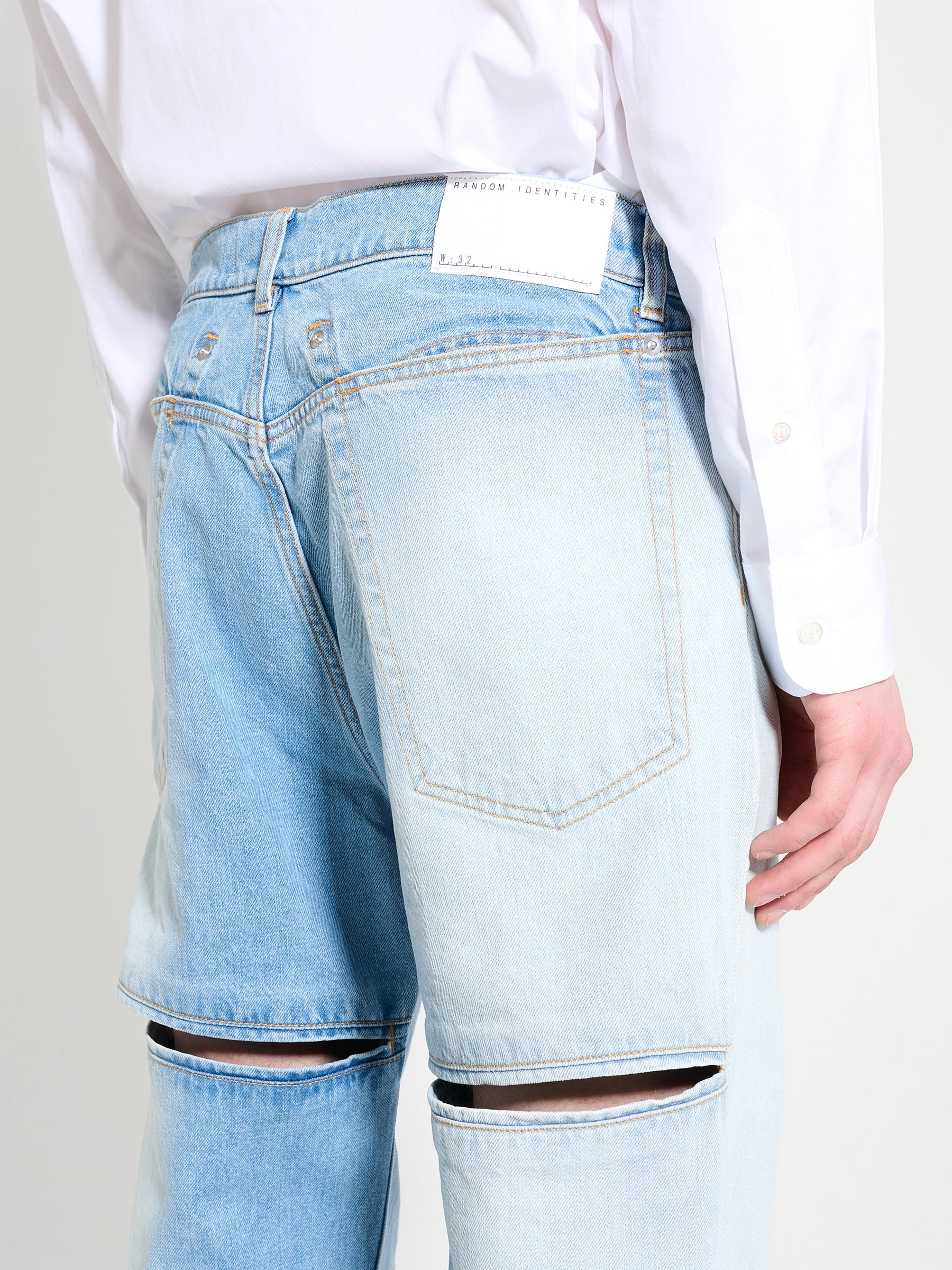 Random Identities Back Slash Jeans Sunfade