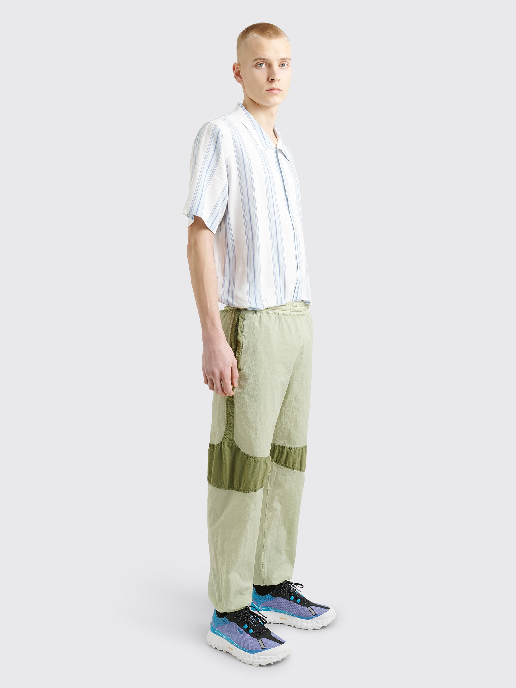 RANRA Is Track Pants Oil Green