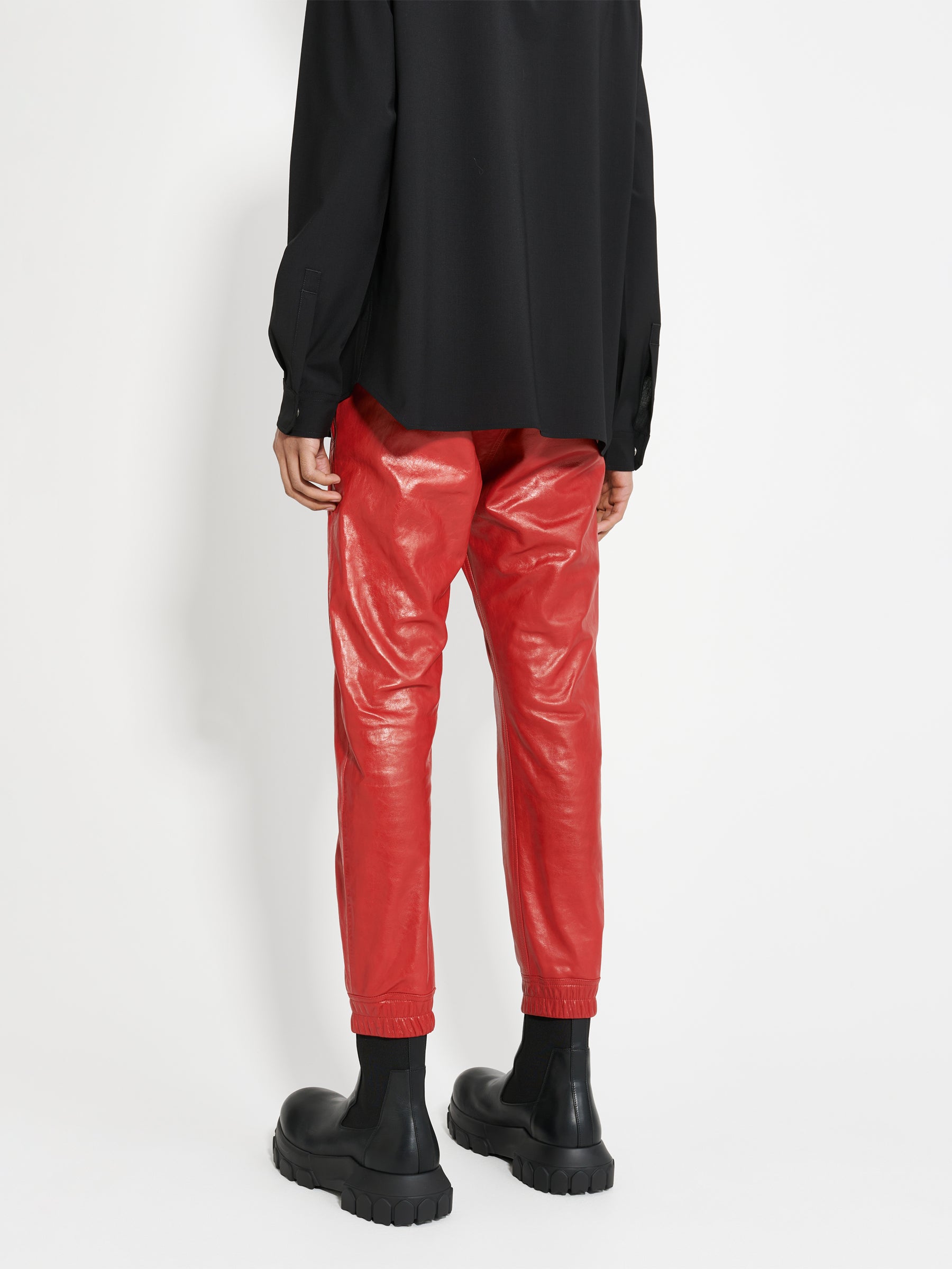 Rick Owens Flightsuit Pants Cardinal Red