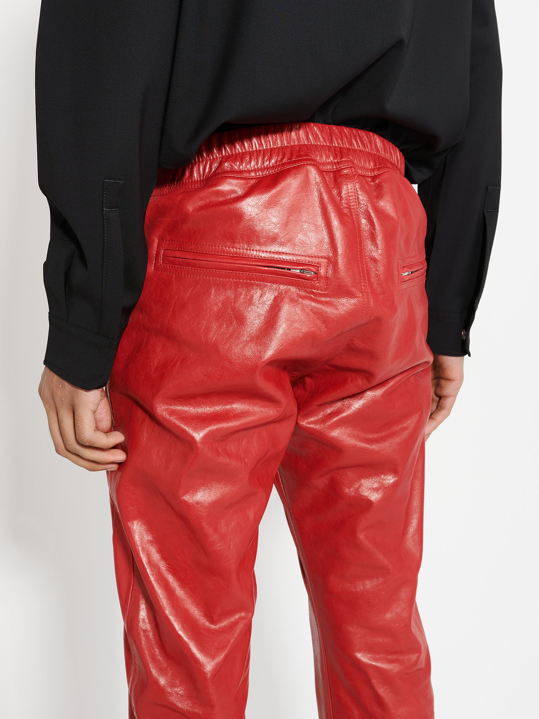 Rick Owens Flightsuit Pants Cardinal Red