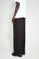 ssstein Long Wide Trousers Dark Brown