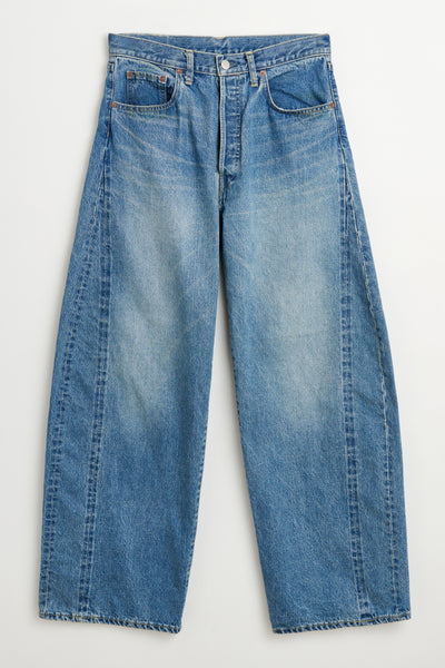 ssstein DEFORMATION WIDE DENIM JEANS – unexpected store