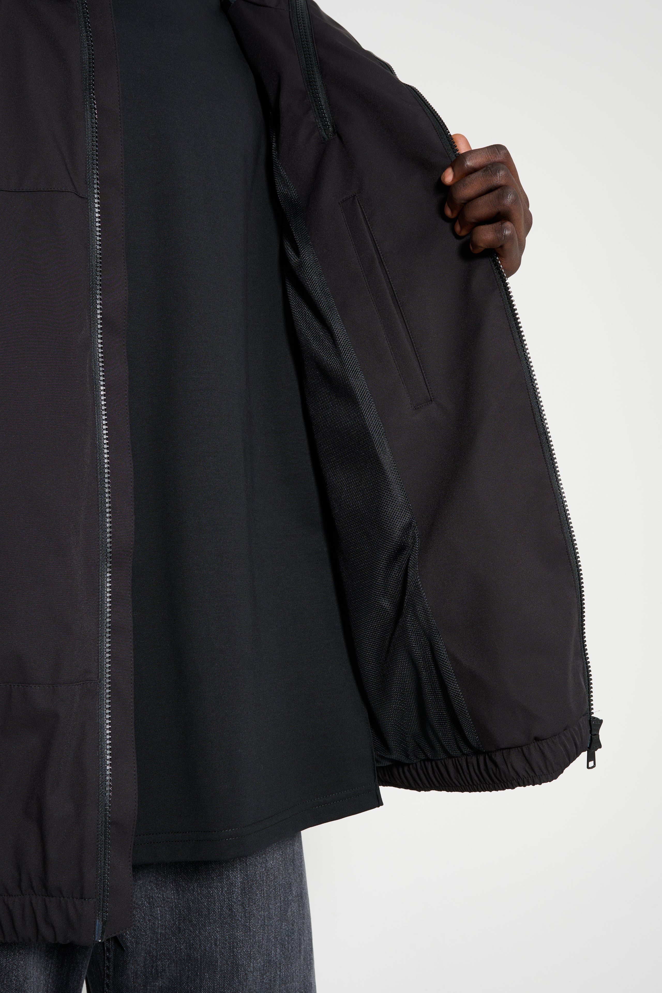 ssstein Weather Protection Hooded Jacket Black