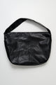 ssstein Shirring Handle Leather Shoulder Bag Black
