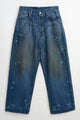 ssstein Baggy Denim Jeans Indigo