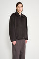 ssstein Pure Cashmere Zip Short Jacket Dark Brown