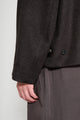 ssstein Pure Cashmere Zip Short Jacket Dark Brown