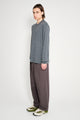 ssstein Rayon / Linen Wide Easy Trouser Charcoal