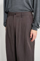 ssstein Rayon / Linen Wide Easy Trouser Charcoal