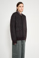 ssstein Kid Mohair Mix Jacquard Knit Cardigan Brown Mix