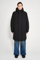ssstein Oversized Padded Hoody Coat Black