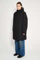 ssstein Oversized Padded Hoody Coat Black