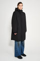 ssstein Oversized Padded Hoody Coat Black