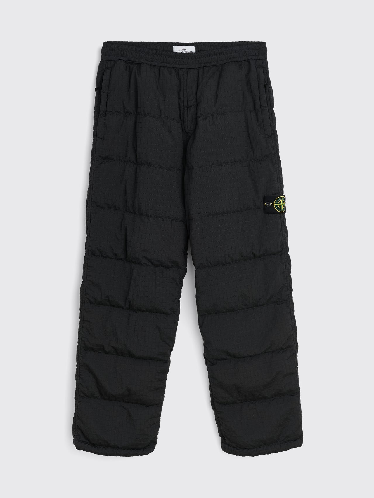 Stone Island Real Down Quilted Pants Black