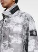 Stone Island Dissolving Grid Camo Mesh Coat Dust