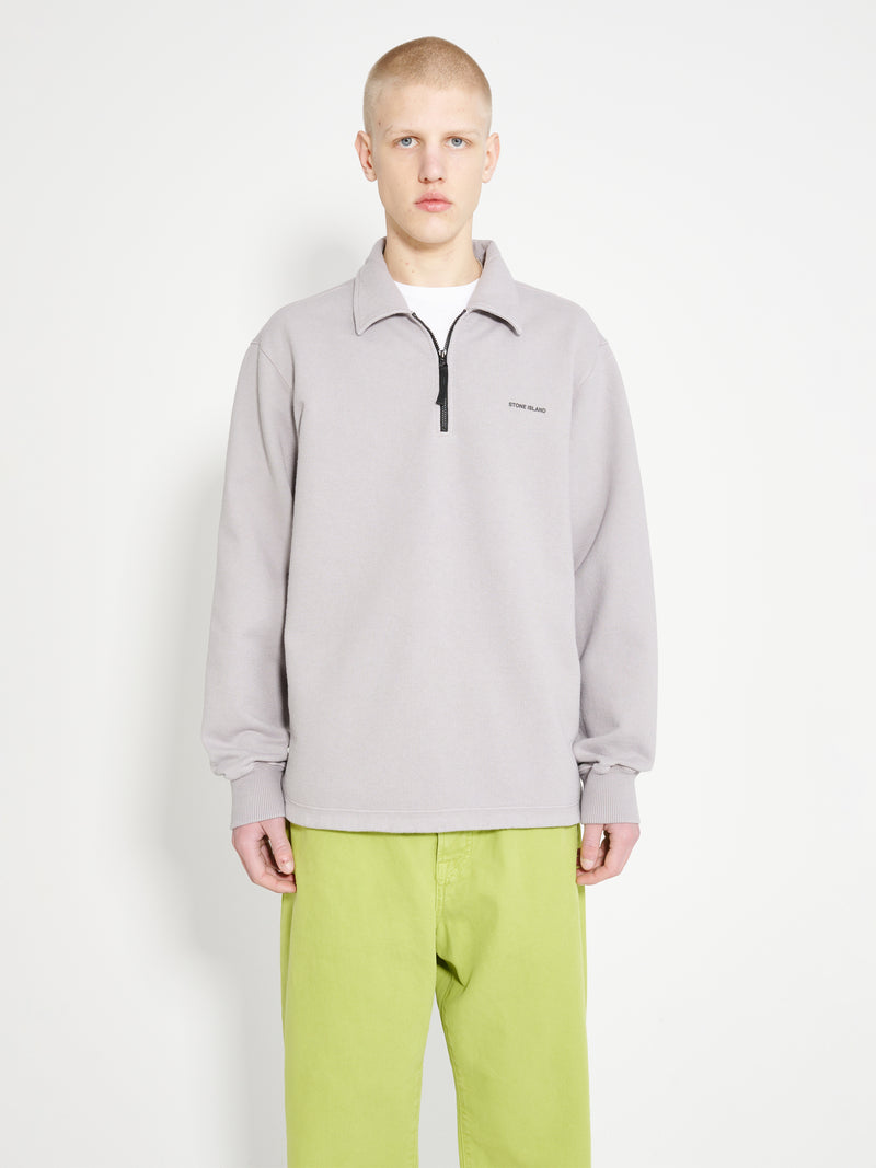 Stone Island - half zip knit dust