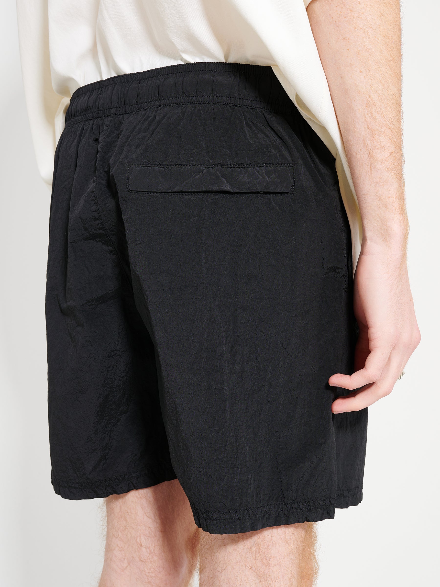 Stone Island Nylon Shorts Black