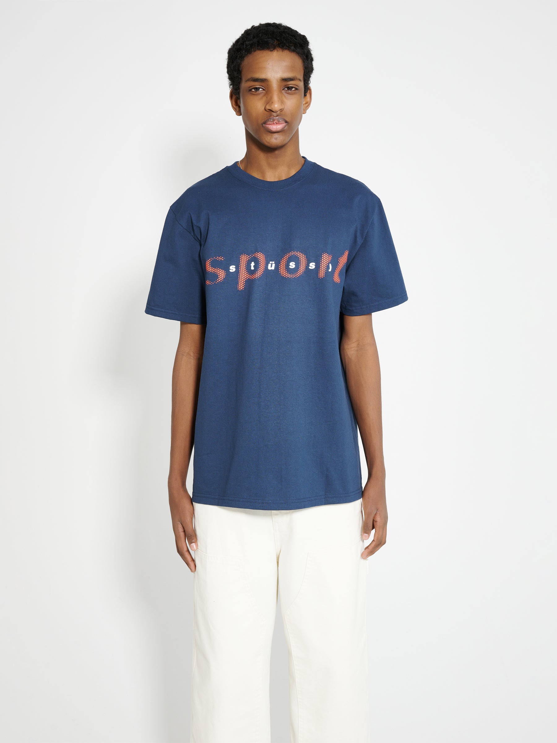 Stüssy Dot Sport Tee Navy