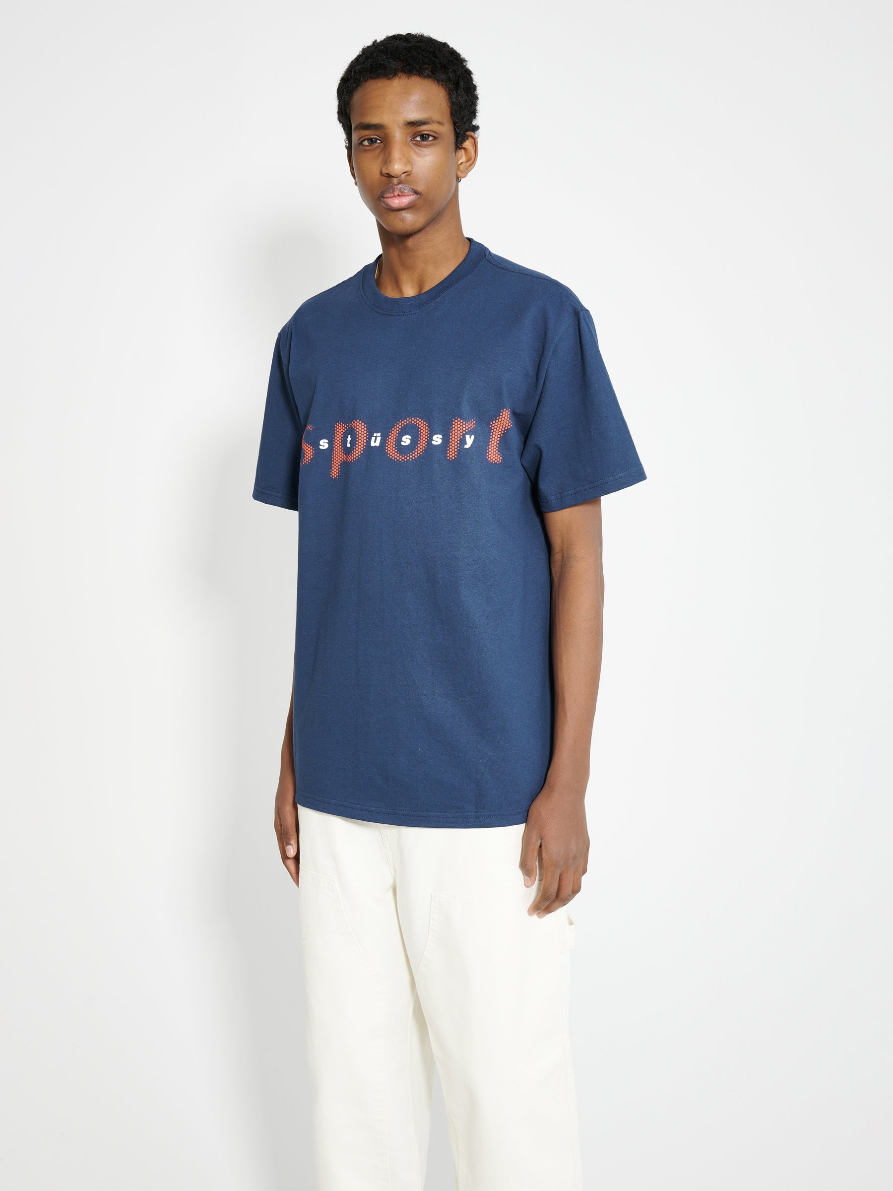 Stüssy Dot Sport Tee Navy