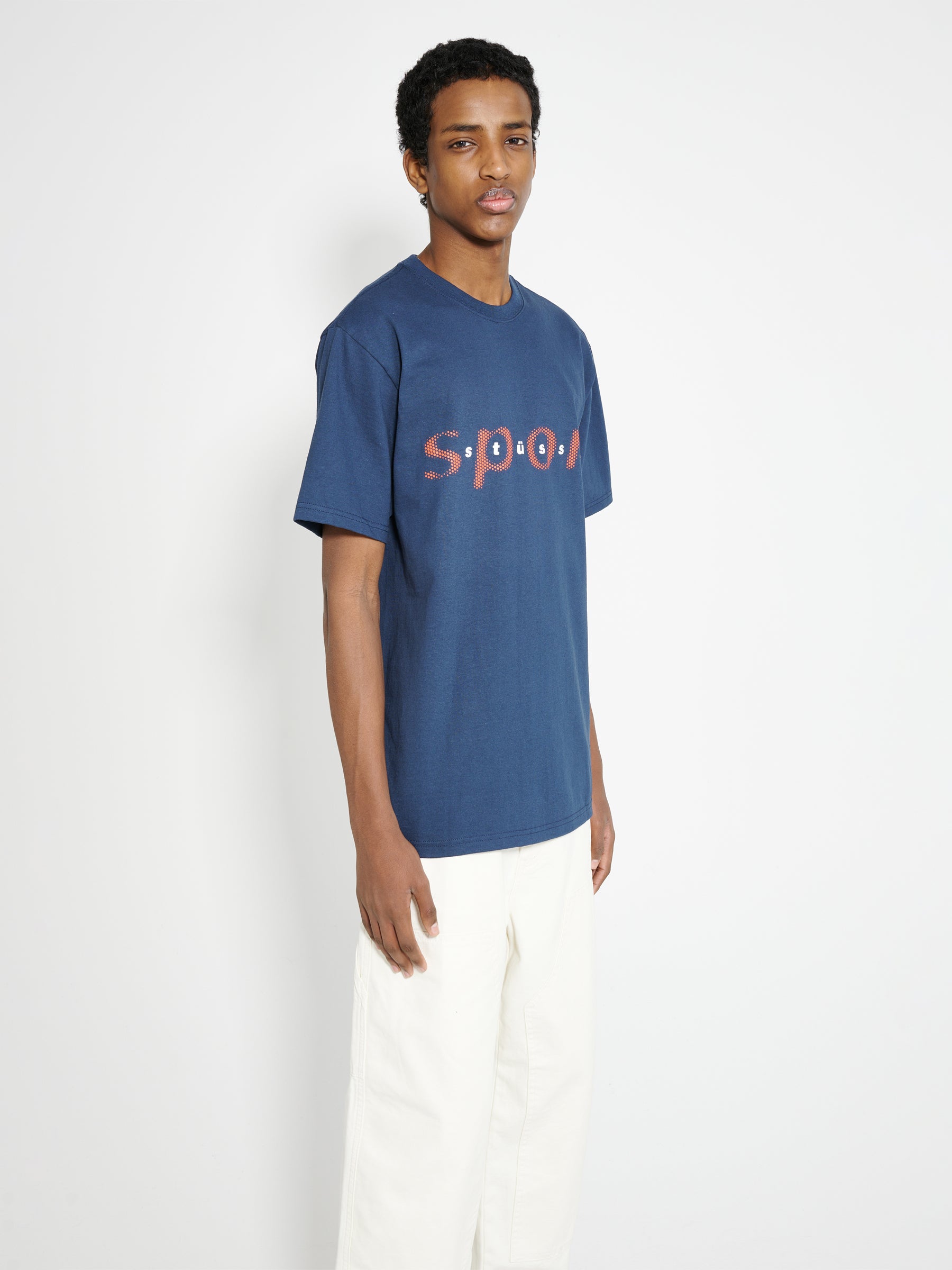 Stüssy Dot Sport Tee Navy