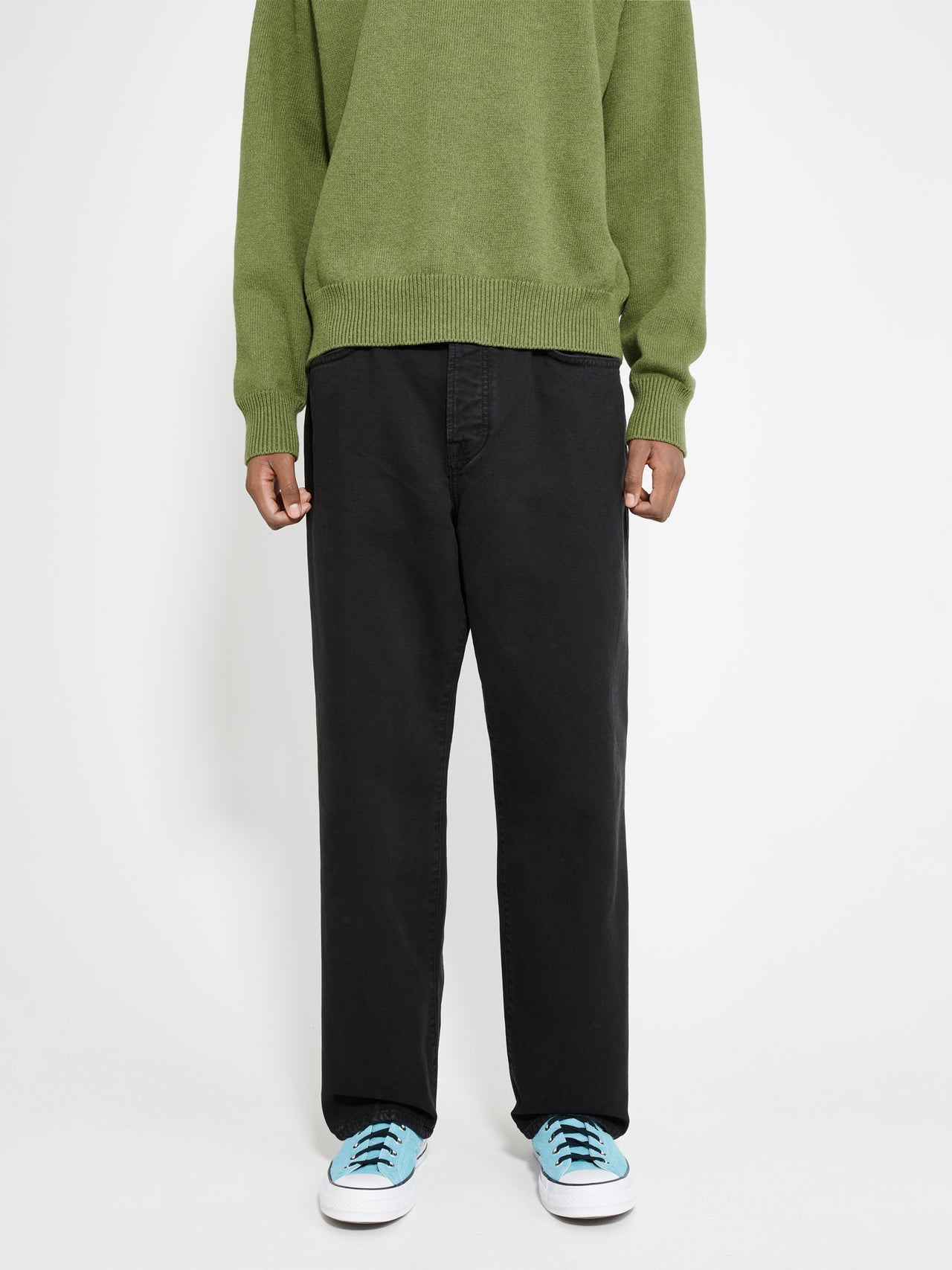 Stüssy Washed Canvas Big Ol’ Jeans Black