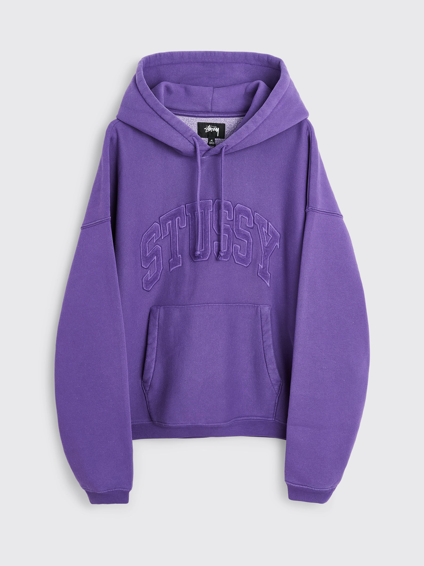 Stüssy Embroidered Relaxed Hood Purple