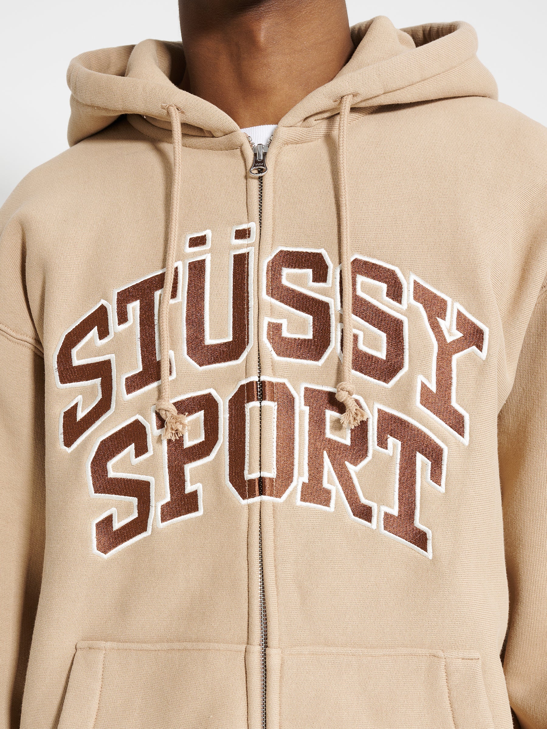 Stüssy Stussy Sport Zip Hood Tan