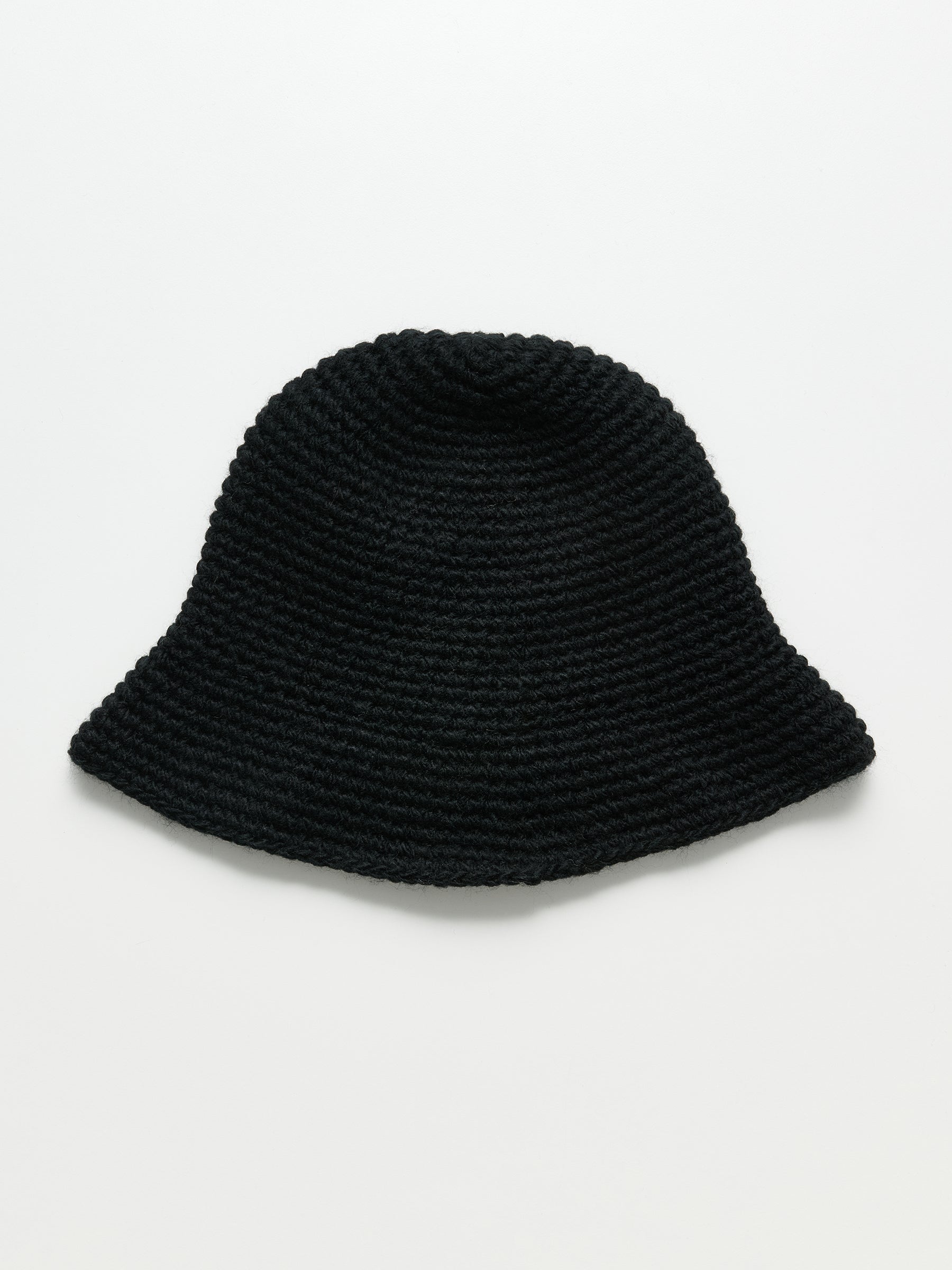 Stüssy Swirly S Knit Bucket Hat Black