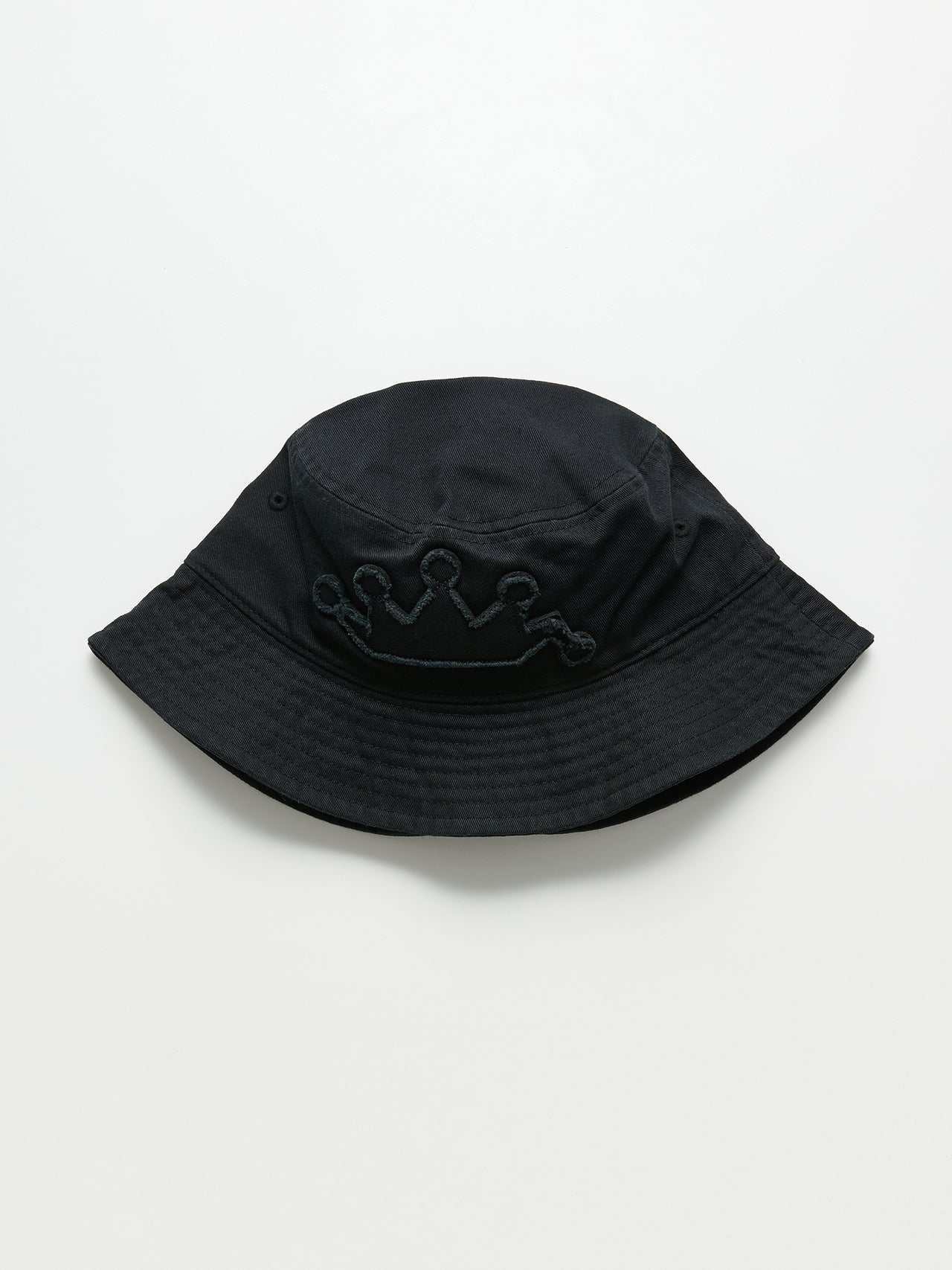 Stüssy Crown Applique Bucket Hat Black