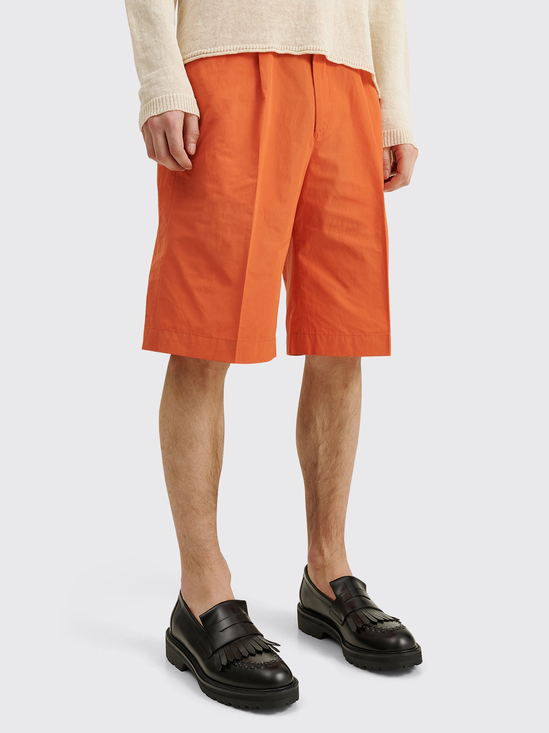 TRES BIEN ATELJÉ Suit Shorts Safety Orange