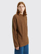 TRÈS BIEN everywear Split Knitted Sweater Wool Blend Brown / Green