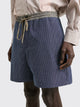 TRÈS BIEN everywear Short Leg Shorts Jacquard Pattern Blue