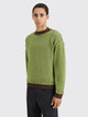TRÈS BIEN everywear Inside Out Sweater Wool Green Brown