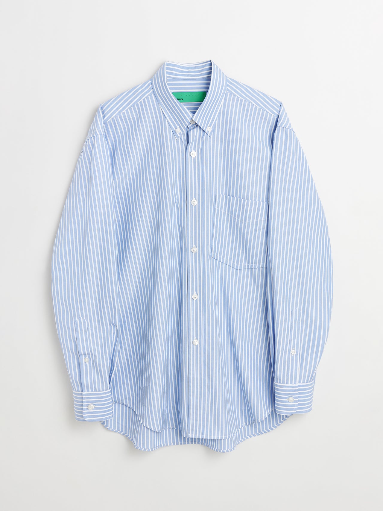 TRÈS BIEN everywear Oversized BD Classic Shirt Cotton Blue Stripe