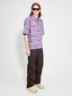 TRÈS BIEN everywear Half Zip Print Shirt Tencel Multi