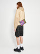 TRÈS BIEN everywear Leather Work Shorts Lambskin Black