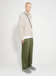 TRÈS BIEN everywear Suit Trousers Technical Linen Green