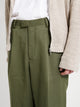 TRÈS BIEN everywear Suit Trousers Technical Linen Green