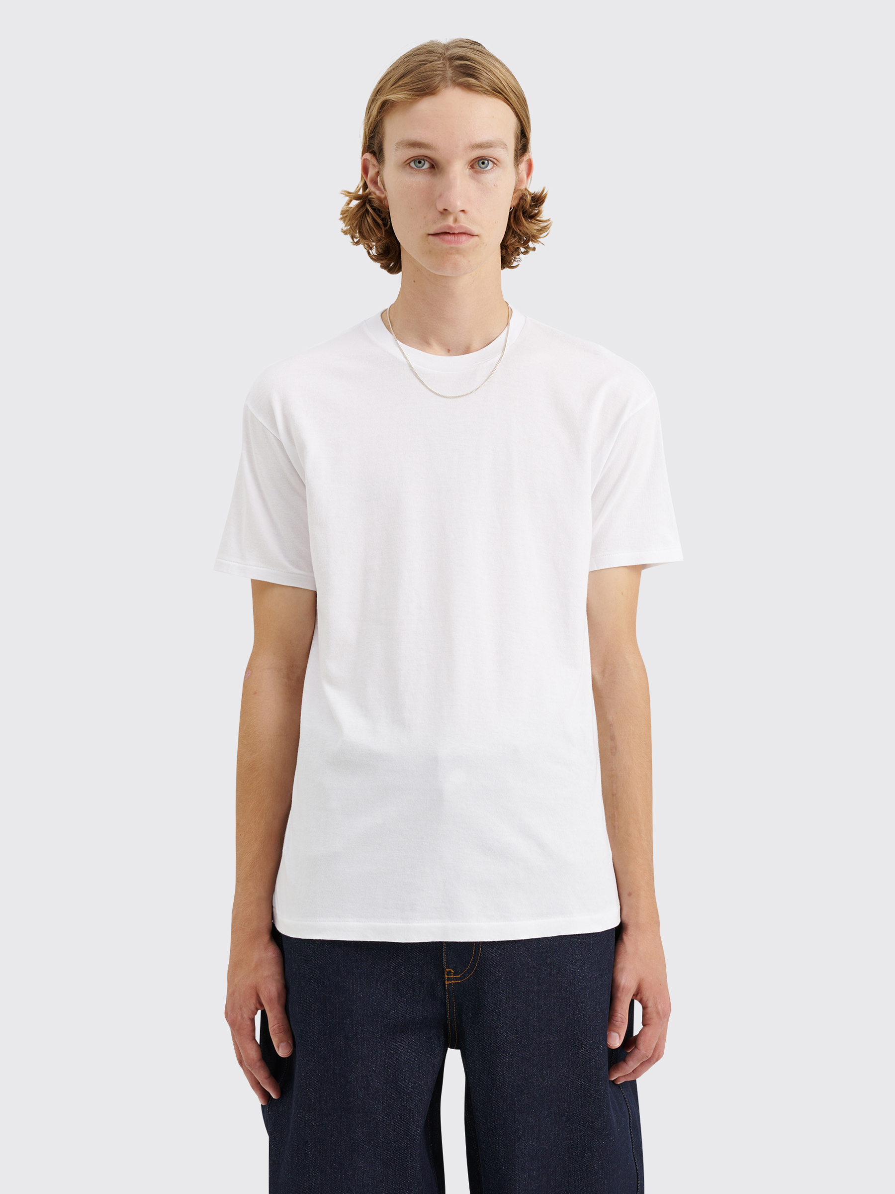 Auralee Seamless Crew Neck T-shirt White
