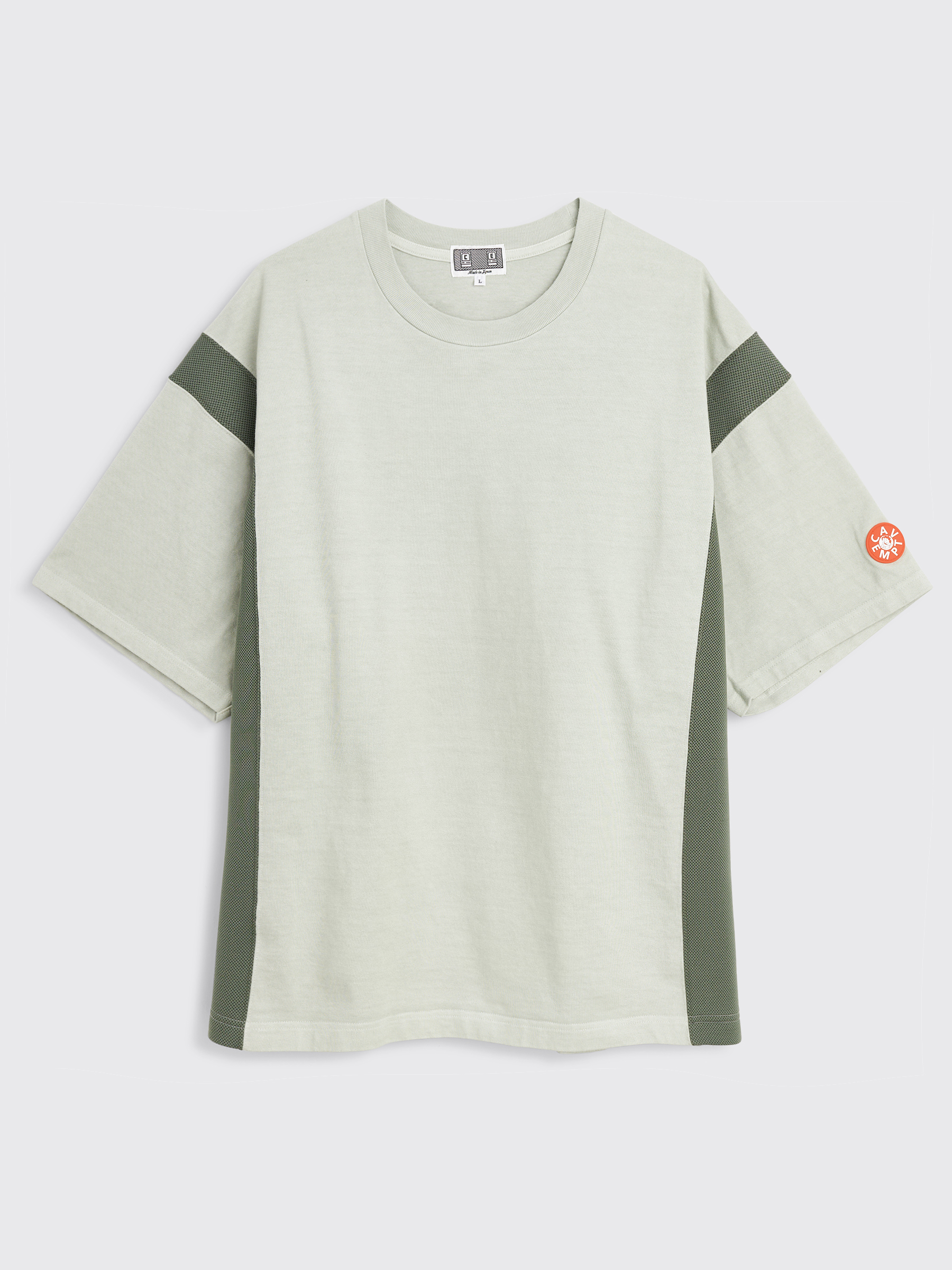 Très Bien - Side T-shirt Big Overdye Cav Knit Grey D Empt