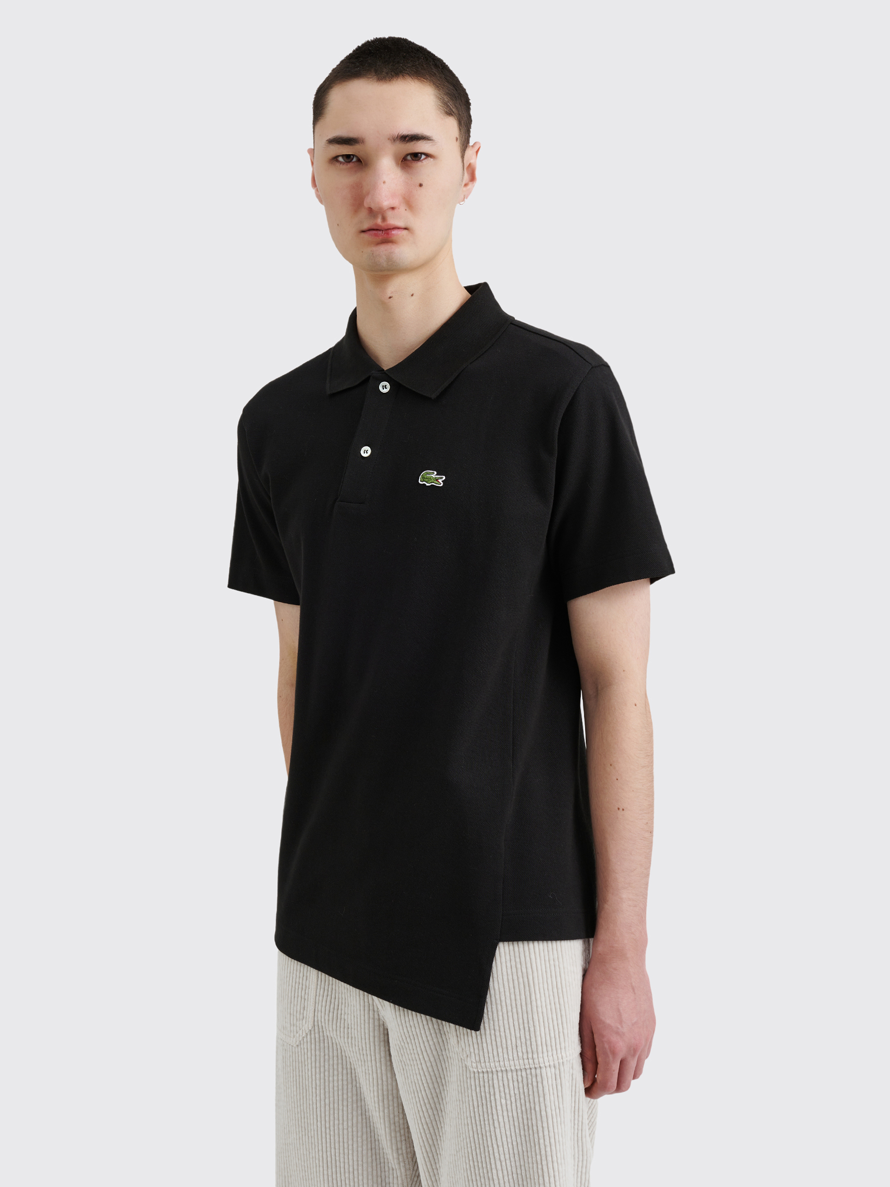Comme des Garçons Shirt x Lacoste Cotton Polo Shirt Black