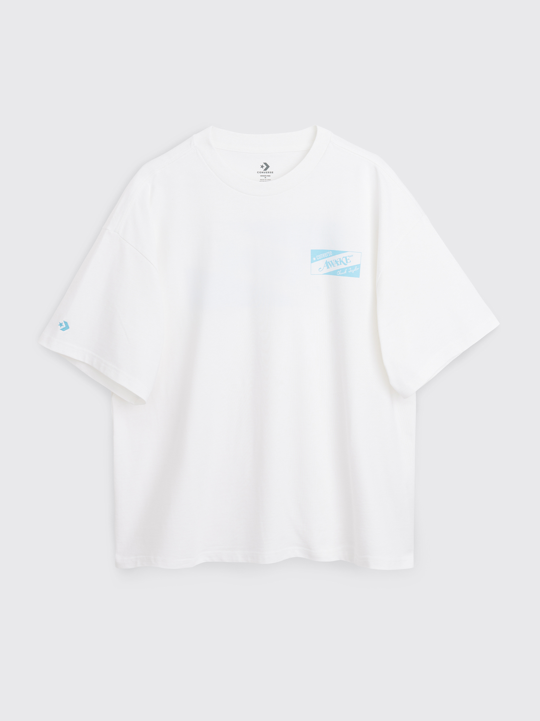 Bien NY T-shirt Logo White Awake - Converse x Très