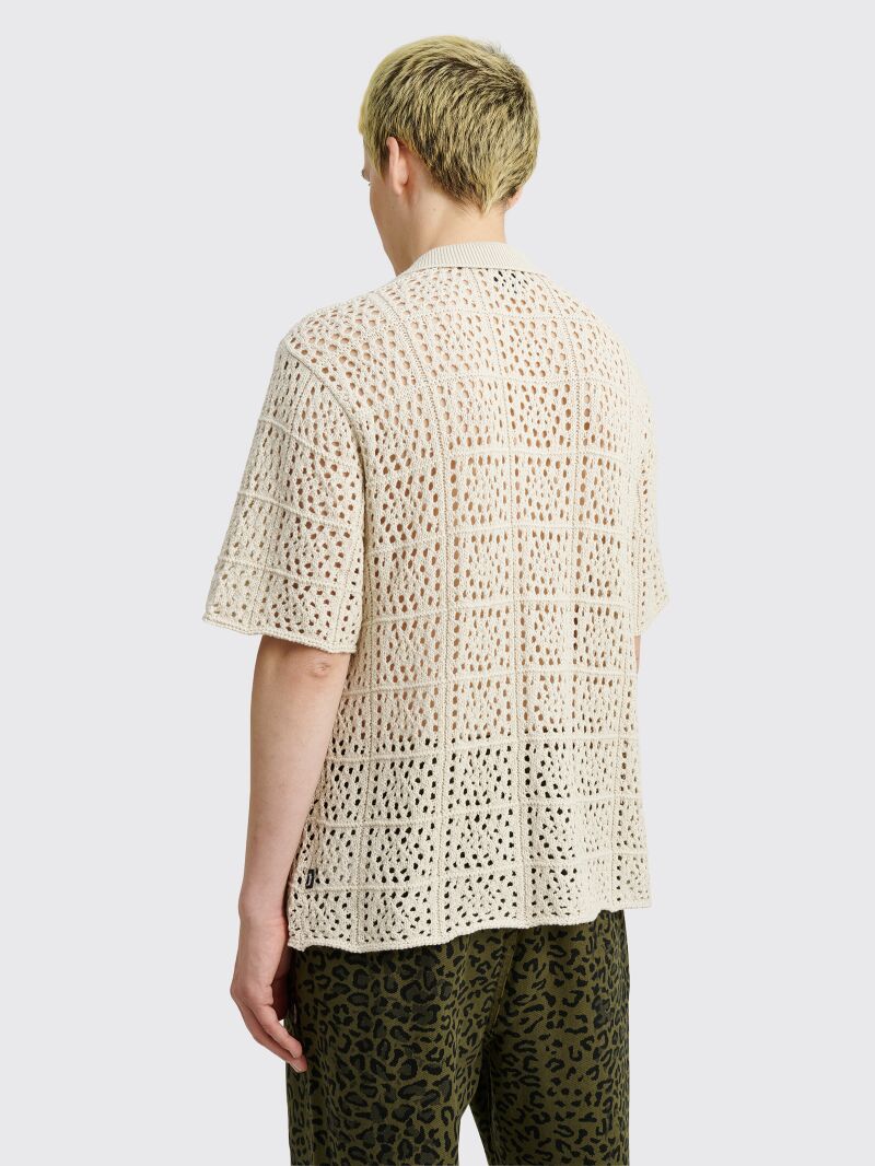 Très Bien - Stüssy Crochet Shirt Natural
