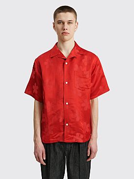 4SDESIGNS Wide Camp Shirt Red