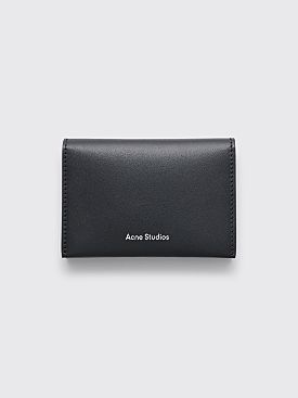 Acne Studios Leather Card Case Wallet Black