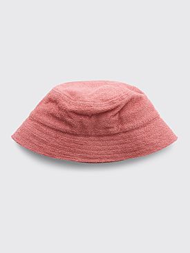 Auralee Terry Cloth Bucket Hat Pink Made By Kijima Takayuki